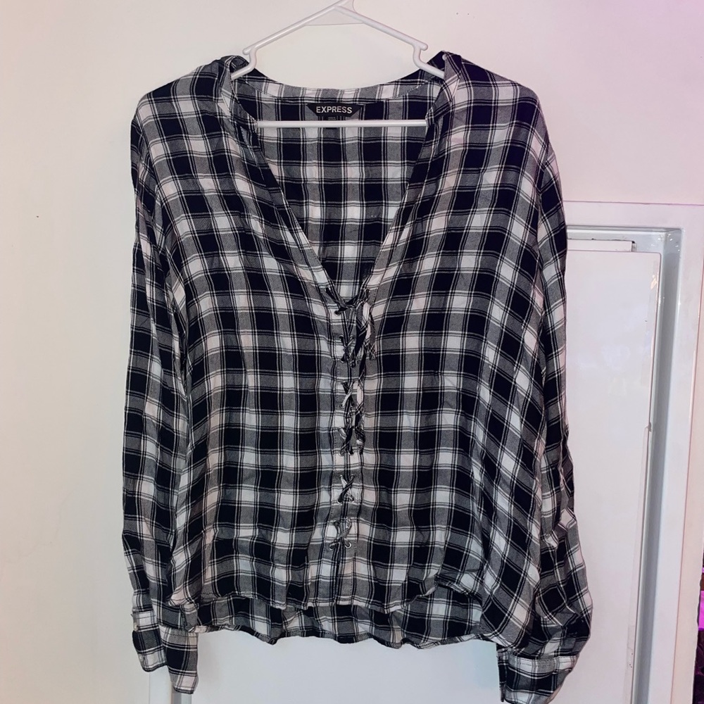 Express Women’s Flannel Top